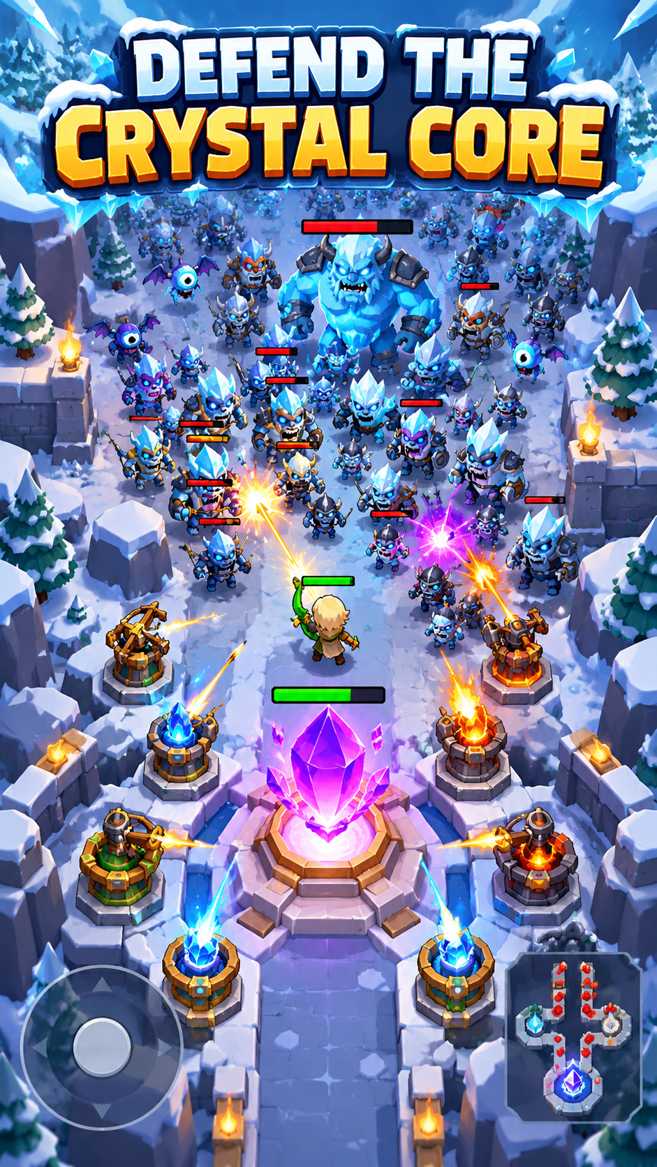 Frozen Fortress TD gameplay screenshot 1