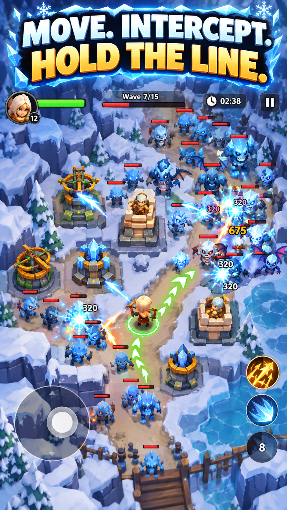 Frozen Fortress TD gameplay screenshot 3
