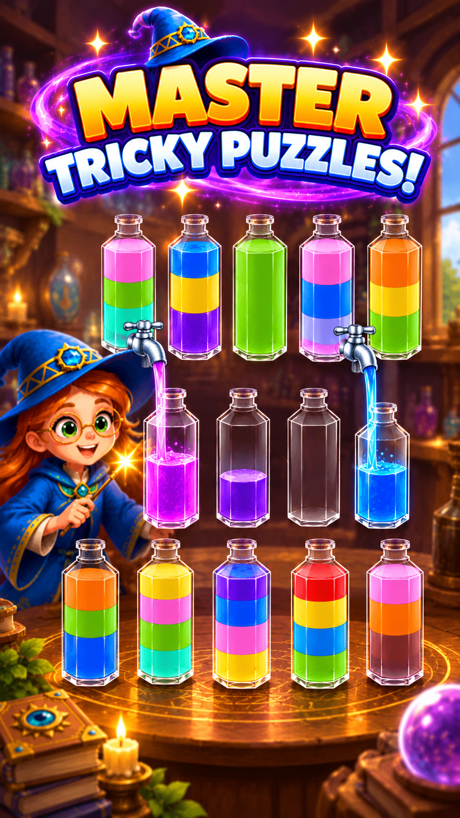 Qiqi’s Potion Sort gameplay screenshot 4