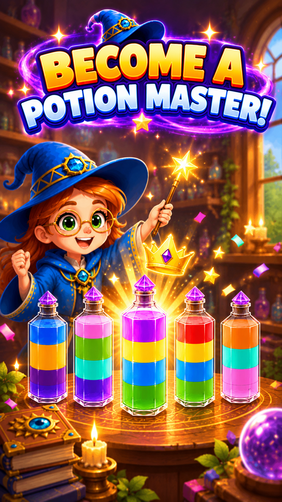 Qiqi’s Potion Sort gameplay screenshot 5